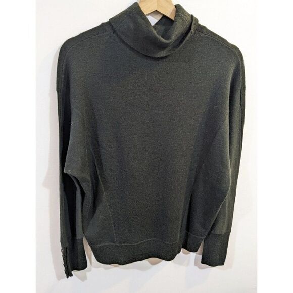 ANTHROPOLOGIE Moth | Wool turtleneck in Holly Green - Picture 2 of 8